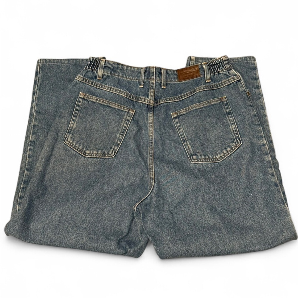 L.L. Bean Jeans Relaxed Straight Leg Comfort Waist, Plus Size 16, Y2K/Vintage - Picture 10 of 13